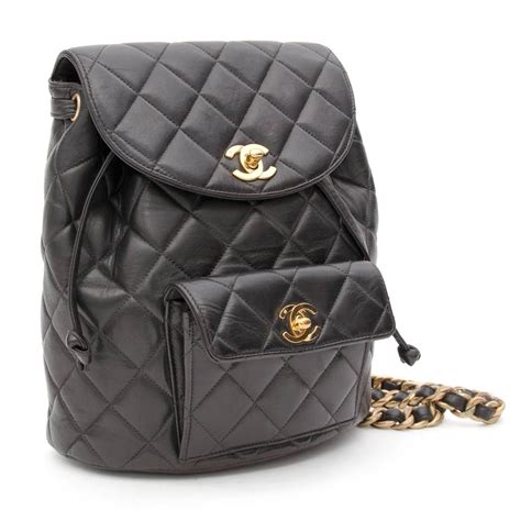 chanel black mountain backpack|Chanel backpacks.